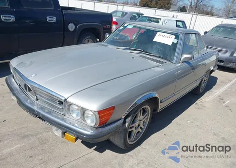 1983 Mercedes 280Se из США, поврежденный, VIN WDB10704212014414